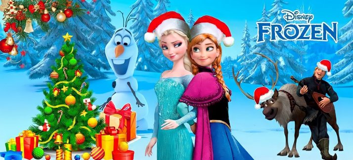 Plantilla para tazas: Navidad e Frozen - Navidad