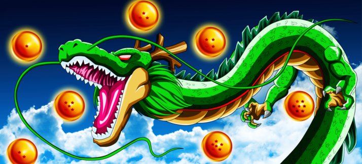 Plantilla para tazas: Dragon Ball, Shenlong y las esferas del dragón - Animes y Dibujos Animados