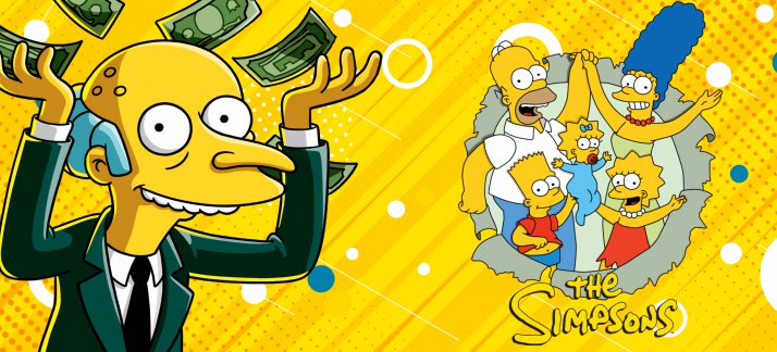 Plantilla para tazas: Simpsons, Charles Montgomery Burns - Animes y Dibujos Animados