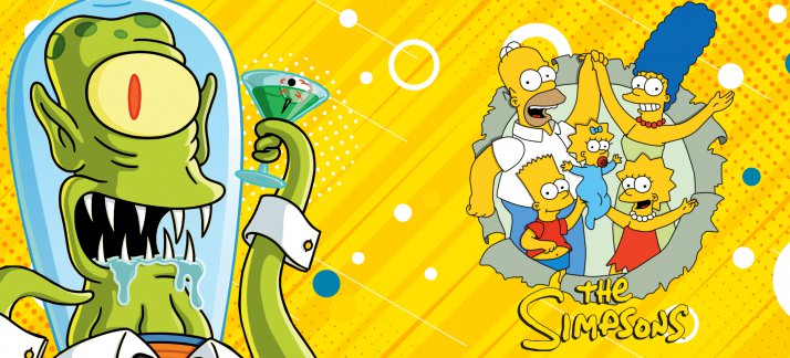 Plantilla para tazas: Simpsons, Kang - Animes y Dibujos Animados