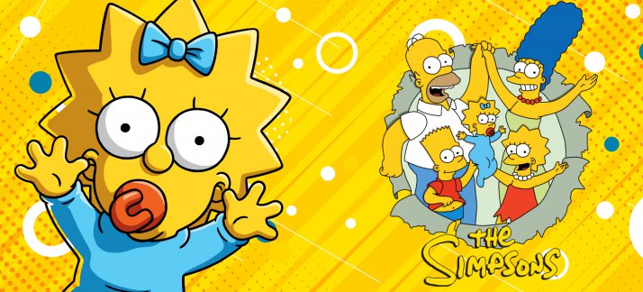 Plantilla para tazas: Simpsons, Maggie Simpson - Animes y Dibujos Animados