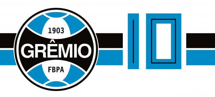 Plantilla para tazas: Grêmio, fútbol, ​​camisa 10 - Deportes