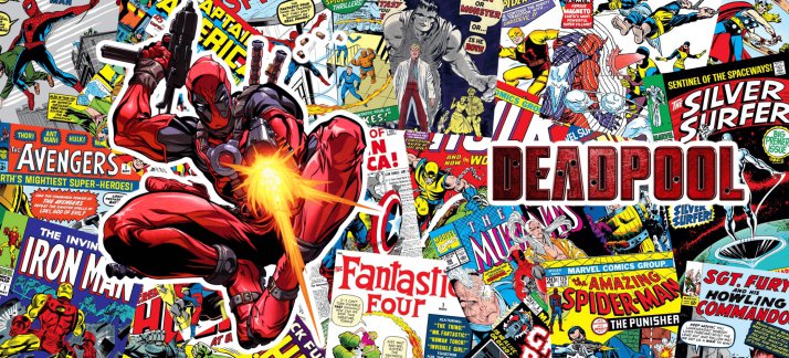 Plantilla para tazas: Deadpool, acción, superhéroe - Peliculas y Series