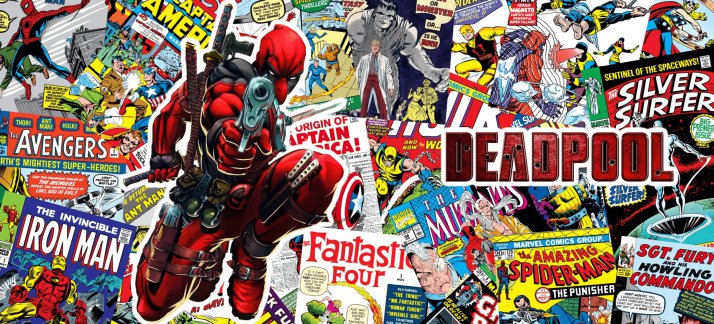 Plantilla para tazas: Deadpool, superhéroe - Peliculas y Series