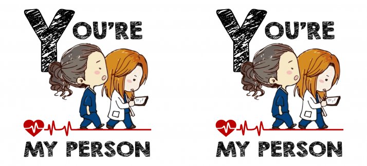 Plantilla para tazas: Grey's Anatomy, eres mi persona - Peliculas y Series