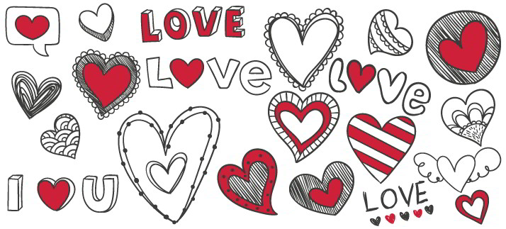 Plantilla para tazas: I love you - Amor