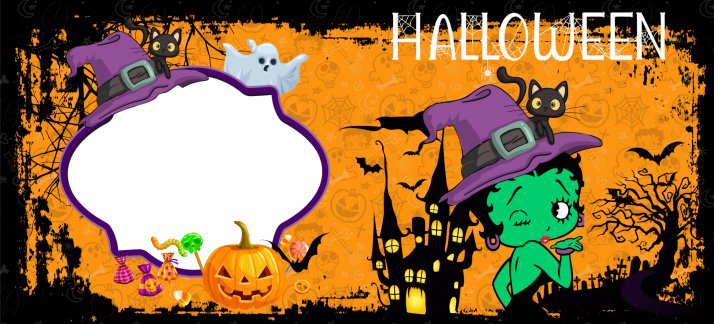 Plantilla para tazas: Halloween, pequeña bruja - Halloween