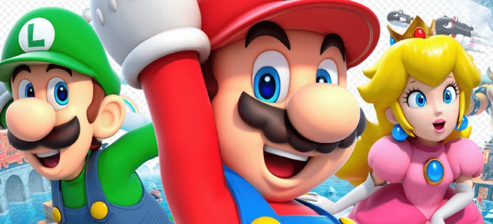Plantilla para tazas: Mario, Luigi, princesa Peach - Juegos