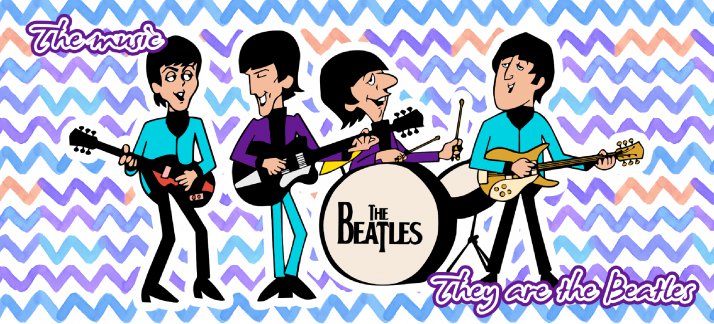 Plantilla para tazas: The Beatles, banda - Música