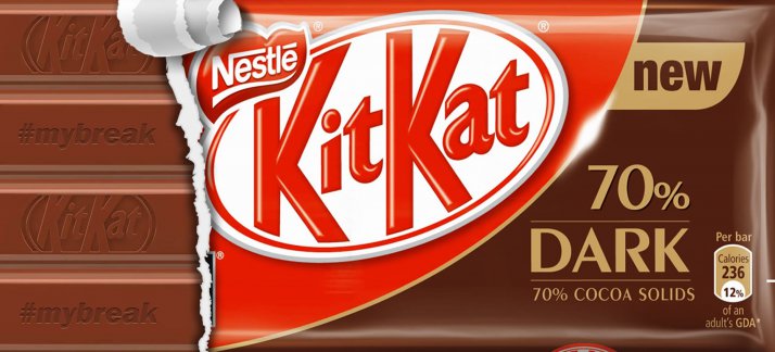 Plantilla para tazas: Pascua - Kitkat, 70% oscuro - Pascua