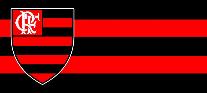 Plantilla para tazas: Flamengo - bandera - Deportes