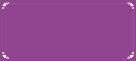 Fondo púrpura con corazones