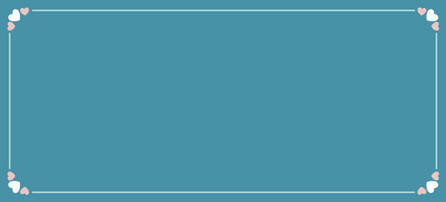 Fondo azul con corazones