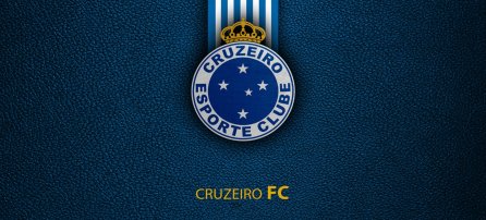 Cruzeiro FC - escudo en fondo azul