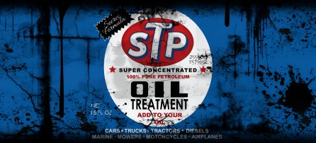 Lata de aceite, STP super concentrado - aceite para motor