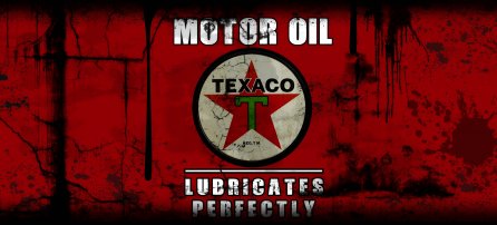 Lata de aceite, Texaco - aceite para motor