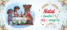 Plantilla similar: La Navidad se trata de familia, paz, amor y felicidad.