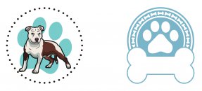 Plantilla similar: Perro, mascota, personal estadounidense