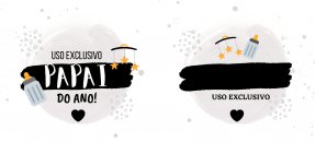 Plantilla similar: Uso exclusivo, papá del año