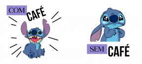 Plantilla similar: Stich, con café y sin café Plantilla similar: Stich, con café y sin café