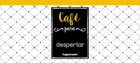 Plantilla similar: Tupperware - Café para despertar (franja amarilla)