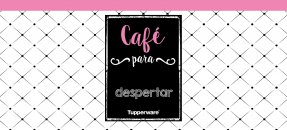 Plantilla similar: Tupperware - Café para despertar (franja rosa)