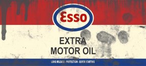 Plantilla similar: Lata de aceite, Esso - aceite para motor extra Plantilla similar: Lata de aceite, Esso - aceite para motor extra